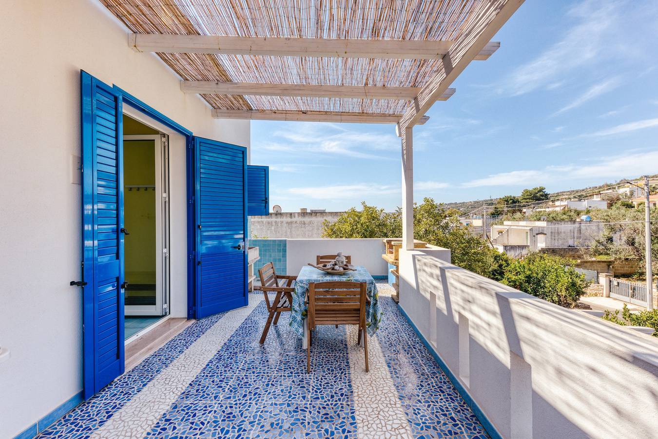 Casa Vacanze 'Il Carrubo Silene' con terrazza privata e balcone in Alessano, Provincia di Lecce