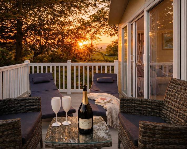Glamping for 5 people, with view and children pool as well as pool and garden in Ribble Valley