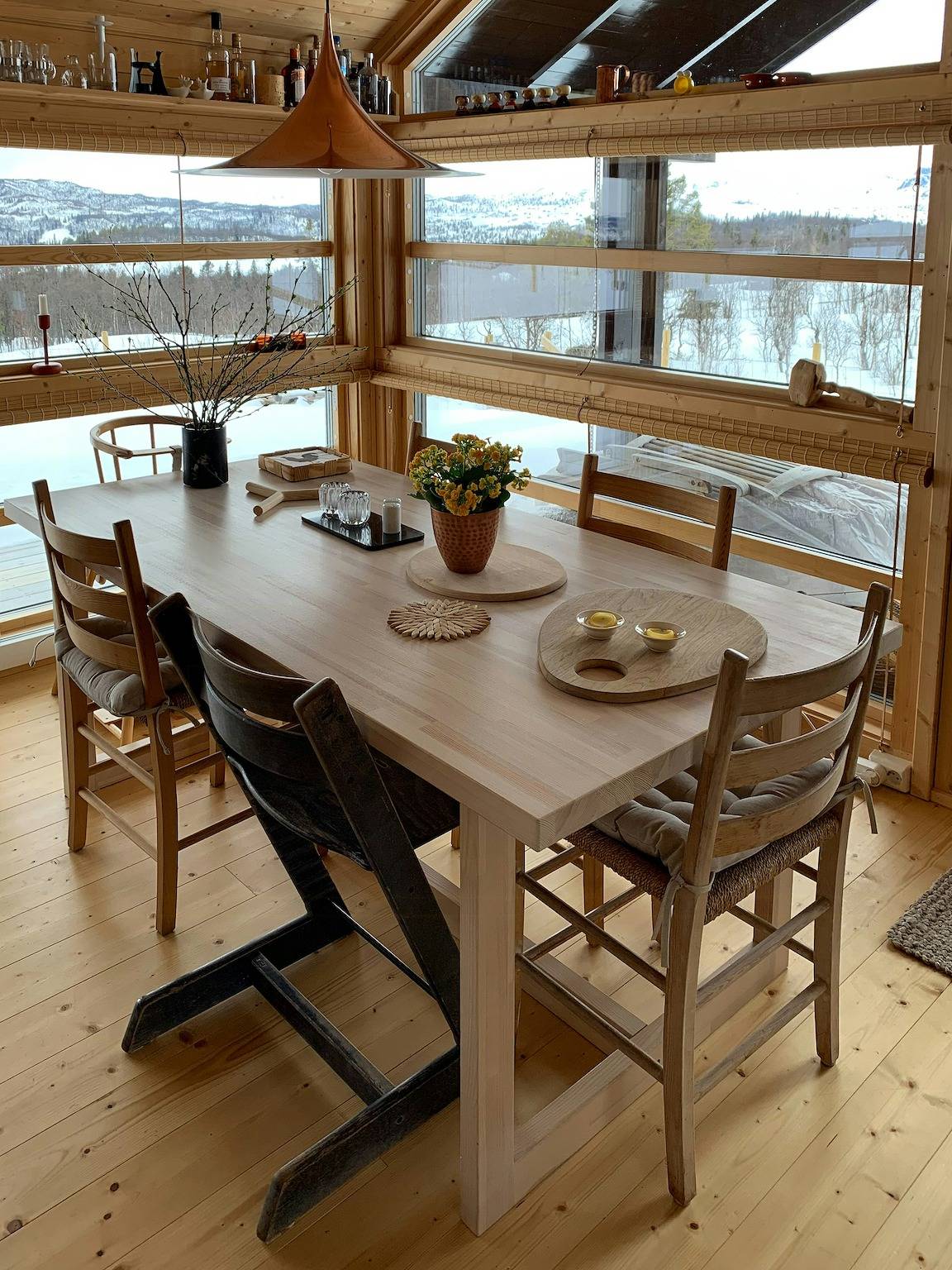 Moderne Hütte mit Blick auf Hallingskarvet in Ål