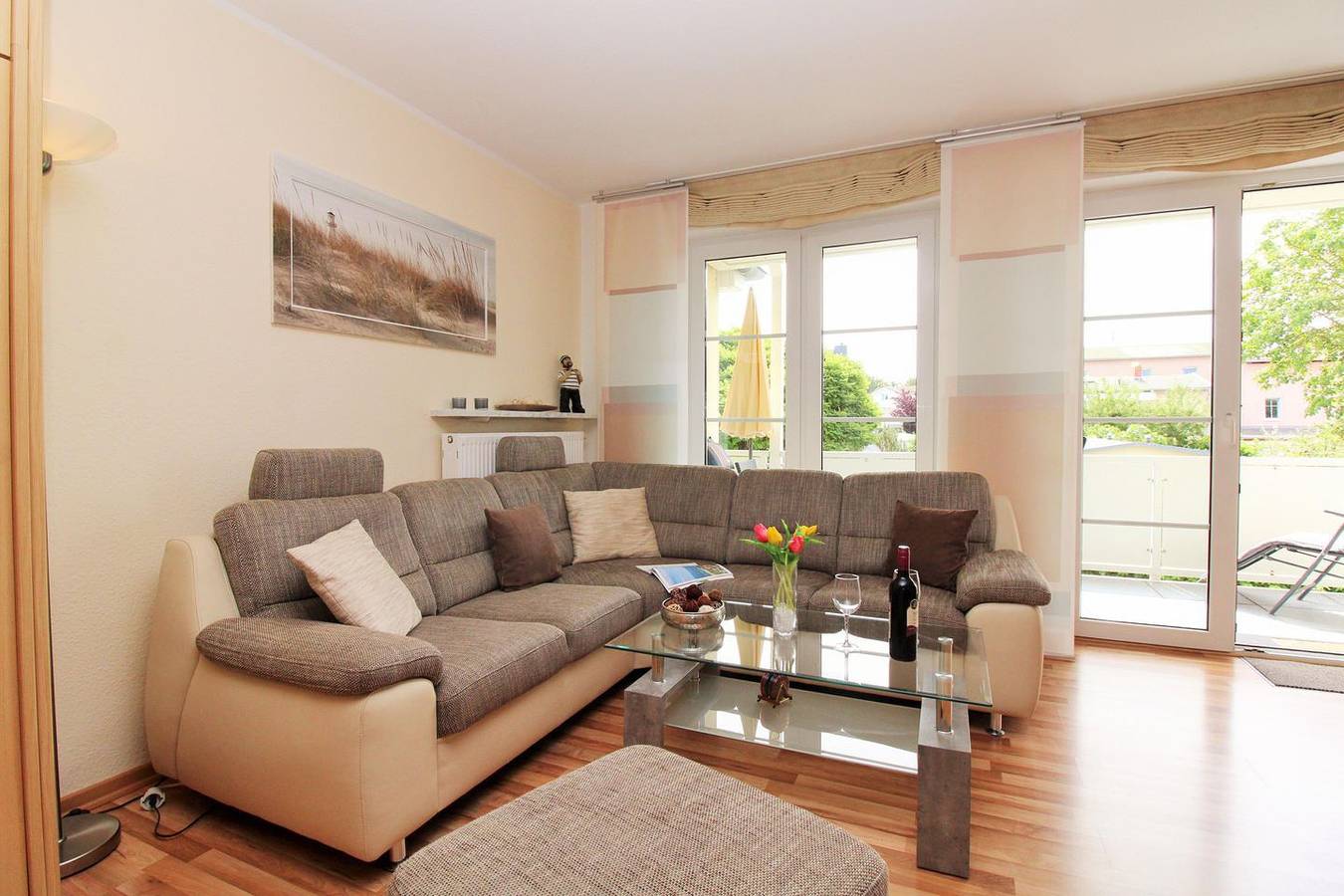 Ganze Wohnung, Haus Eichsfeldia We 8: strandnah (2 Min.), sonnige und freundliche 2-Zimmer-Fewo in Ostseebad Kühlungsborn, Kühlungsborn
