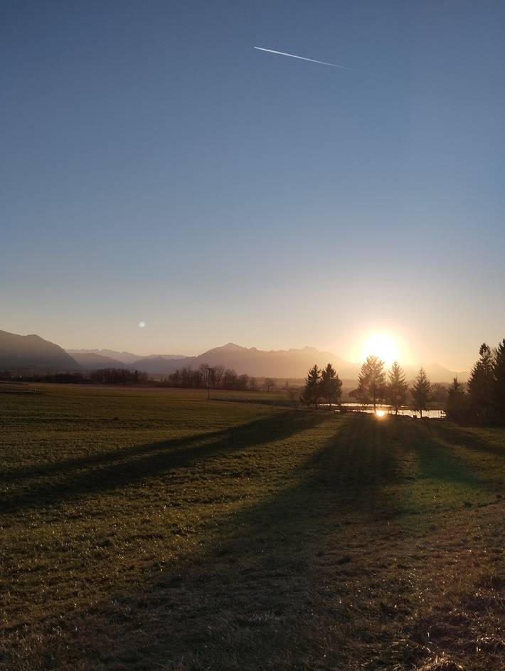 Beim Haasen - Dreibettzimmer (Nr. 1, 24 qm) mit Dusche/Wc und Balkon in Grabenstätt, Chiemsee