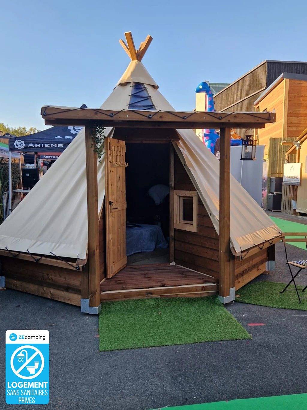 Zecamping 2* pataugeoire piscine chalet 13m2 3 pers in Fenouillet, Parc naturel régional Corbières-Fenouillèdes