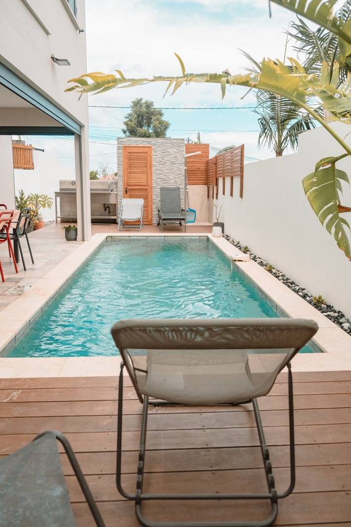 Villa pour 8 personnes, avec balcon ainsi que piscine et jardin sur l' Île de la Réunion - 2