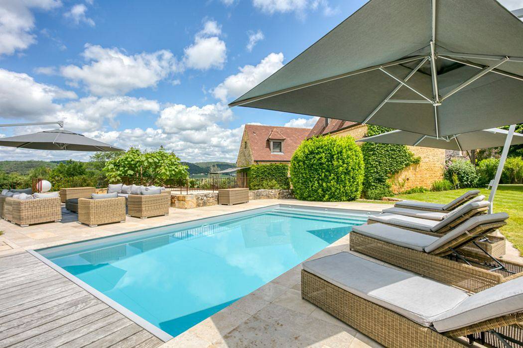 Villa pour 10 personnes avec piscine in Sainte-Mondane, Quercy