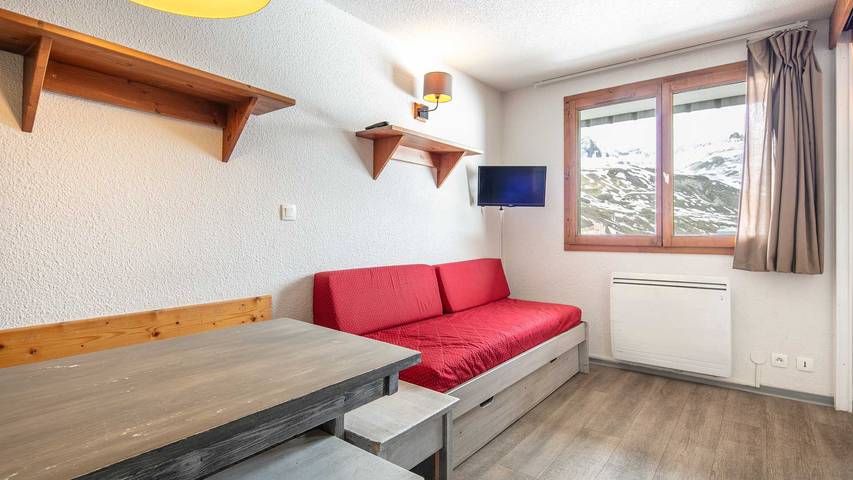 Location de vacances pour 4 personnes, avec Balcon à Tignes
