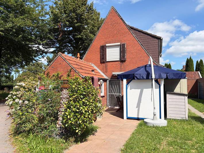 Ferienhaus für 4 Personen, mit Terrasse und Garten