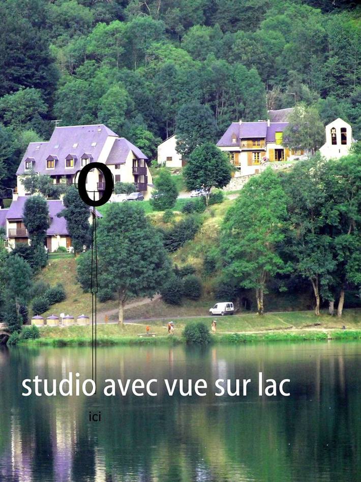 Gîte pour 4 personnes, avec Balcon et Vue sur le lac à Loudenvielle