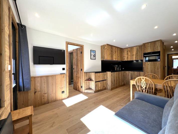 Appartement de vacances pour 4 personnes, avec balcon à Val-d'Isère