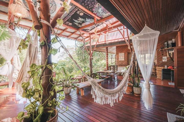 Feriehus for 4 personer, med utsikt og terrasse i Koh Tao