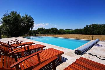 Cottage pour 12 personnes, avec jardin à Roquevidal