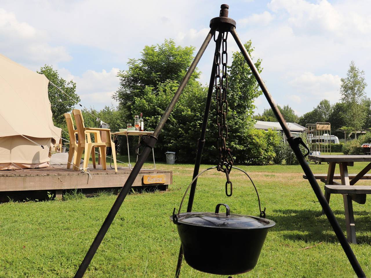 Glamping-Zelt in Twijzel Naturnah in Friesland