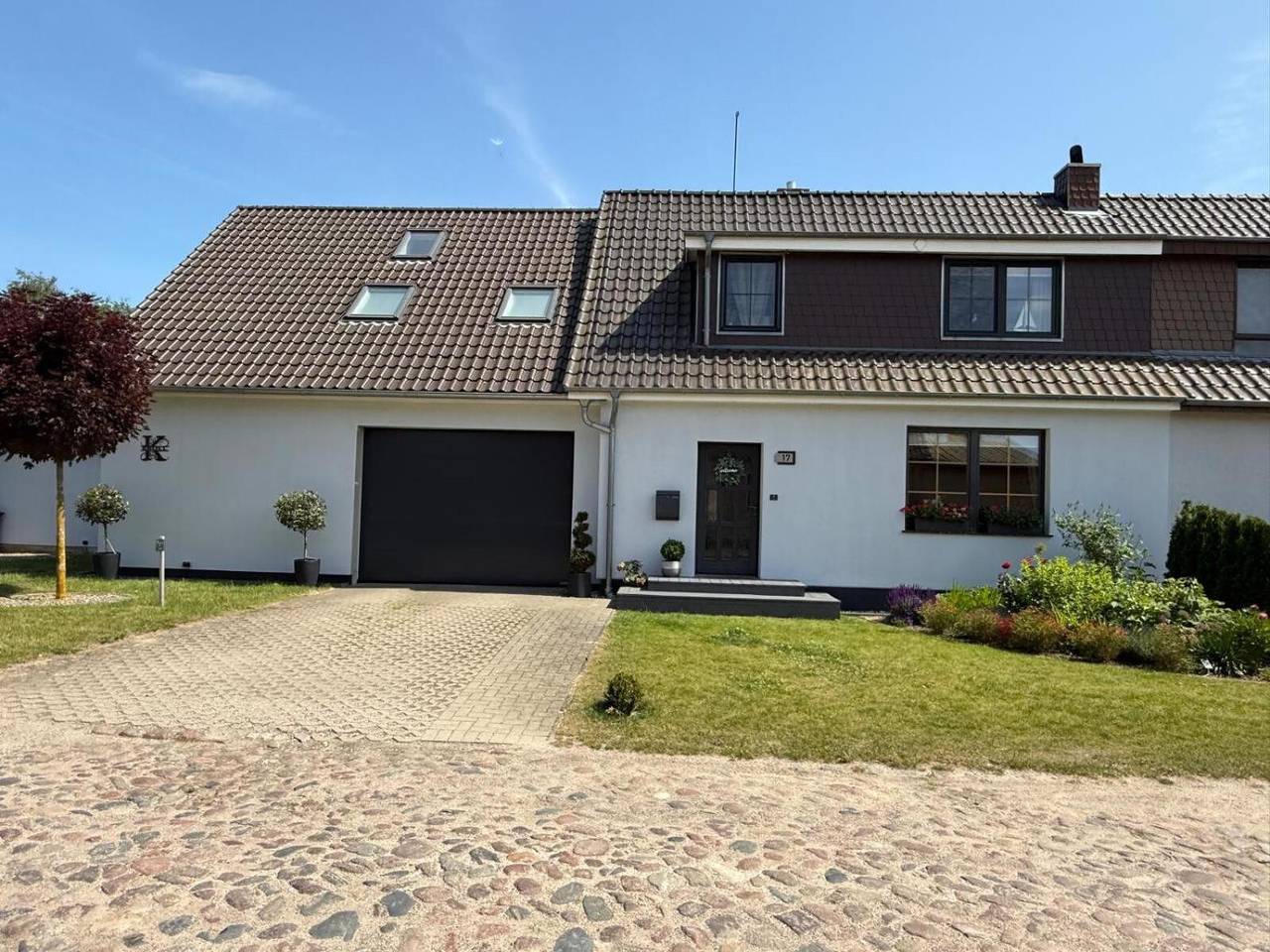 Ganze Wohnung, Apartment „Idyllisches Dorfhaus vor Usedom“ mit privatem Pool, Terrasse & Wlan in Gützkow, Vorpommern Greifswald