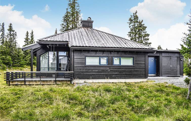 Location de vacances pour 8 personnes, avec jardin et sauna dans Sjusjoen