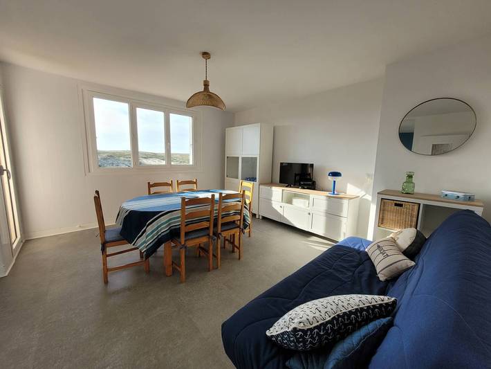 Gîte pour 4 personnes, avec balcon dans Plage De La Graviere Hossegor