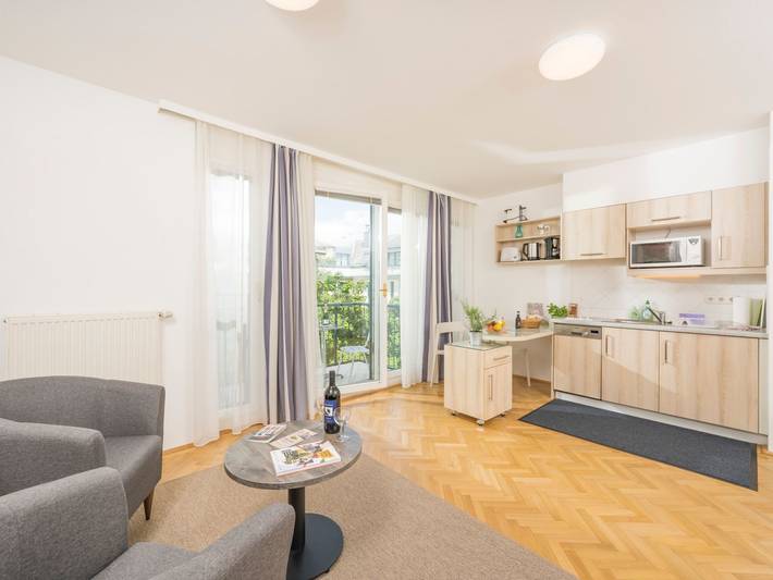 Apartamento entero, Studioappartement mit Balkon in Hernals, Viena