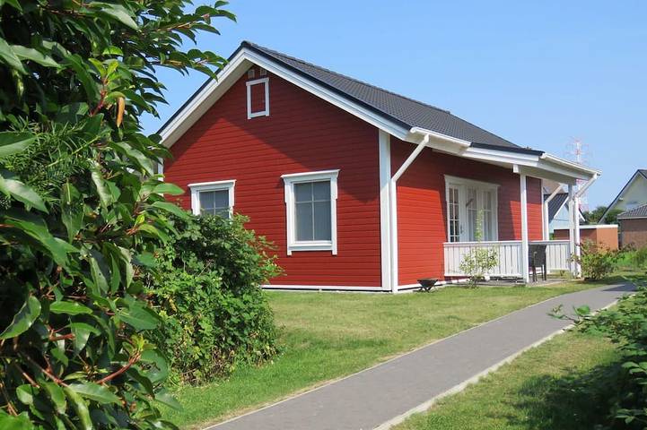 Ferienhaus für 4 Personen, mit Terrasse und Garten, mit Haustier
