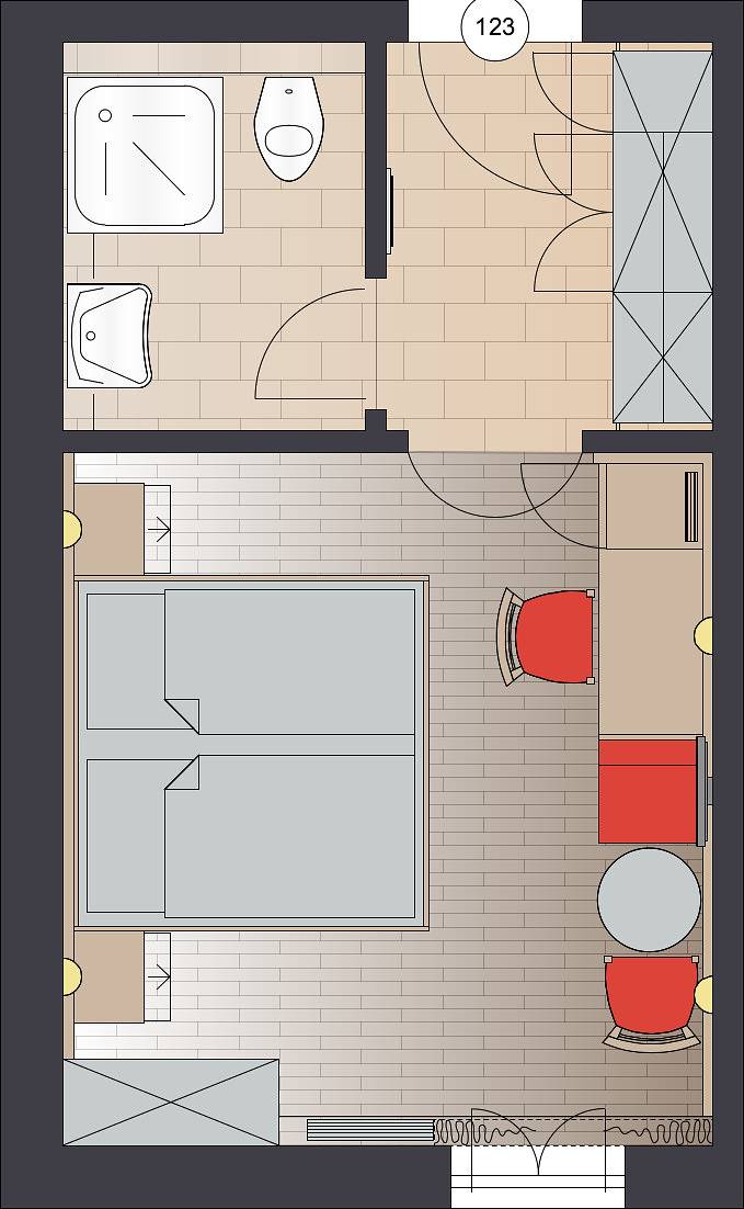 Hotel für 2 Personen, mit Terrasse und Garten sowie Sauna in Rosenheim - 4