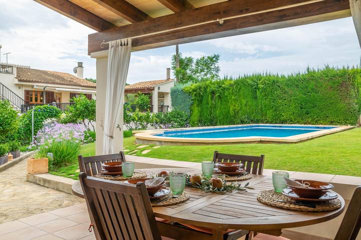 Apartamento vacacional entero, Ca Na Rosa (De Selva) - Apartamento con piscina y jardín privados cerca de las montañas. Wifi Gratis in Selva (Mallorca), Interior de Mallorca