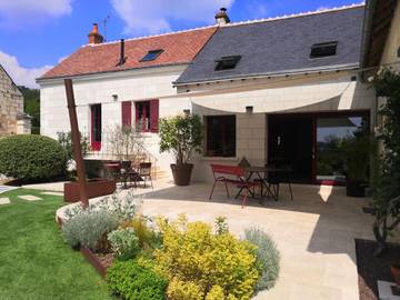Gîte pour 4 personnes, avec piscine et jardin à Chissay-en-Touraine