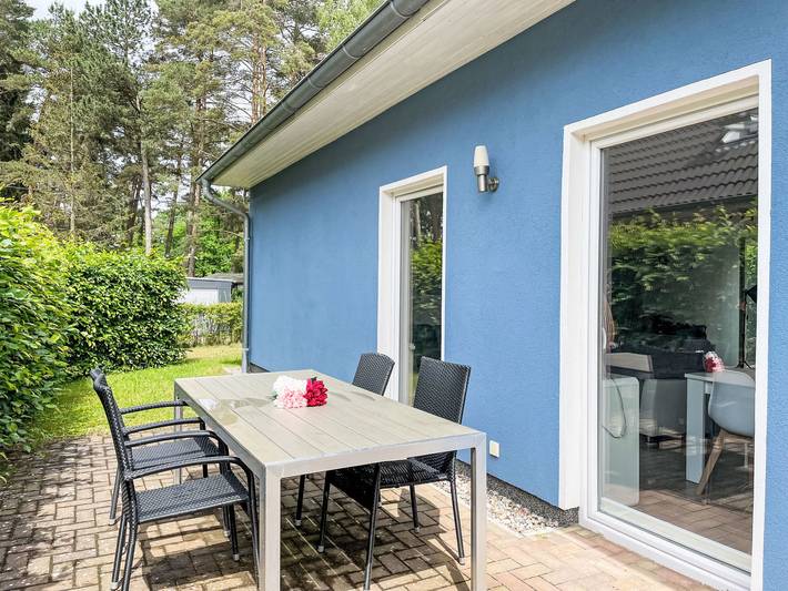 Ferienwohnung für 4 Personen, mit Garten und Sauna sowie Terrasse an der Müritz