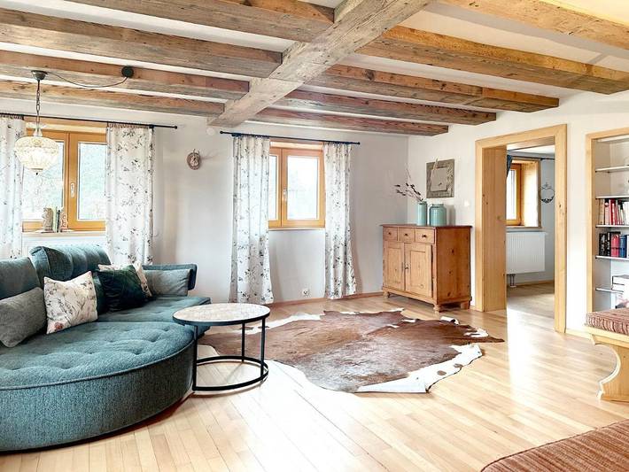 Gîte pour 4 personnes, avec jardin et vue à Weiler-Simmerberg