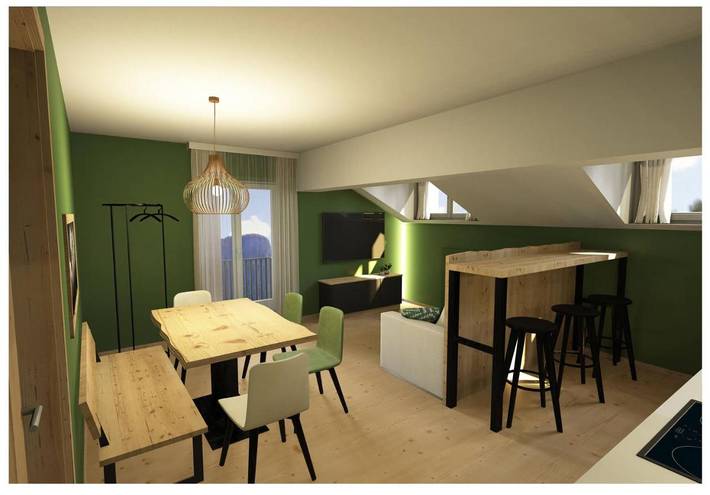 Appartamento per 2 persone, con Terrazza e Giardino a Folgaria