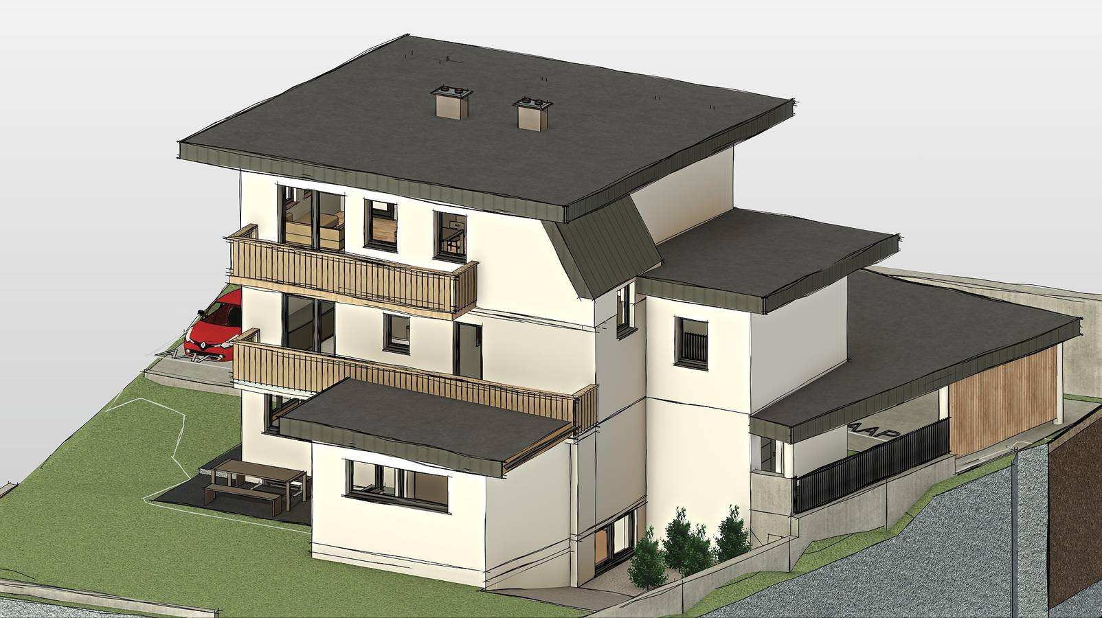 Ganze Ferienwohnung, Ferienwohnung Heimatblick in Tuxer Alpen, Schlitters