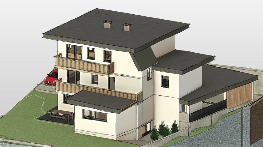 Ferienwohnung für 6 Personen, mit Balkon