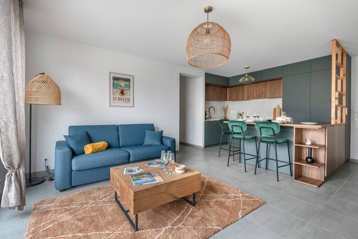 Appartement de vacances pour 4 personnes, avec balcon à Saint-Brevin-les-Pins