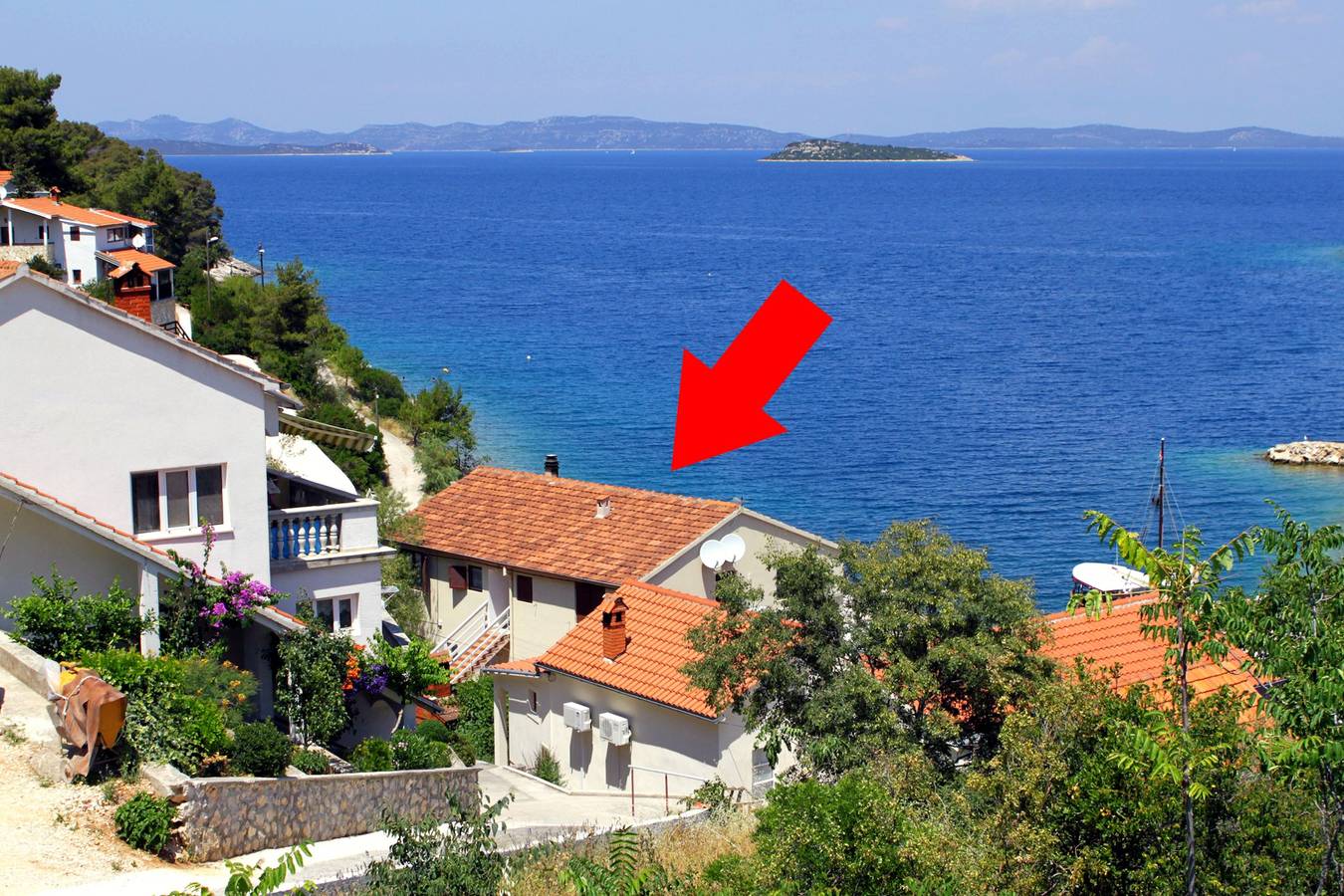 Ganze Wohnung, 2-Zimmer-Ferienwohnung am Strand Sali, Dugi otok A-880-b in Sali, Dugi Otok
