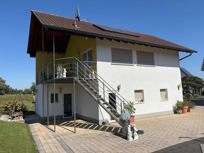 Appartement de vacances pour 2 personnes, avec balcon ainsi que jardin et sauna