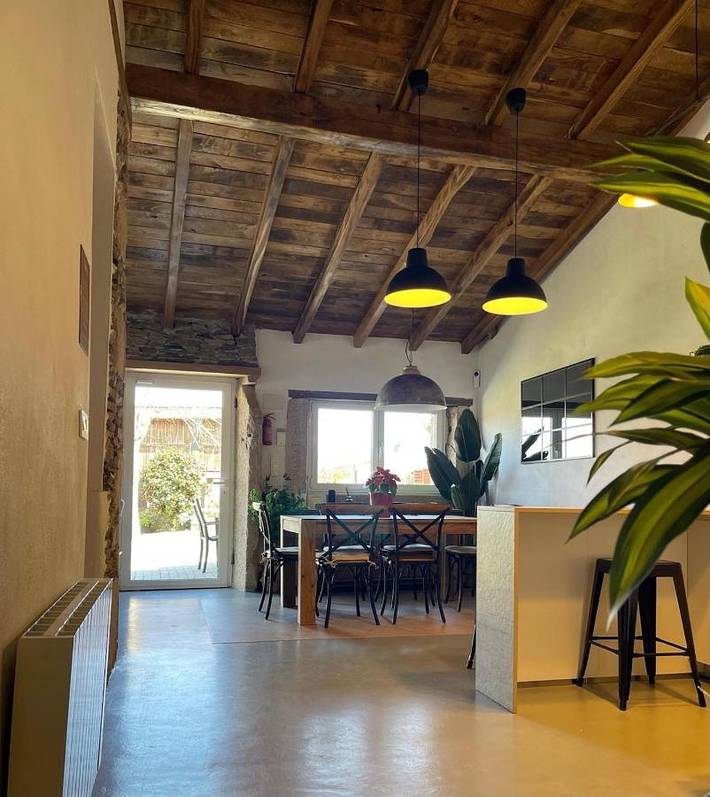 Casa rural para 10 personas, con terraza además de vistas y vistas al lago en O Deza - 2