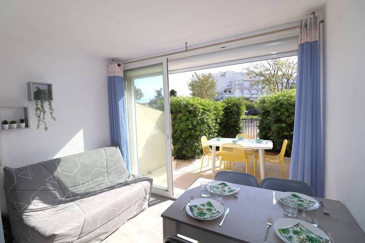 Studio pour 6 personnes, avec terrasse en Camargue