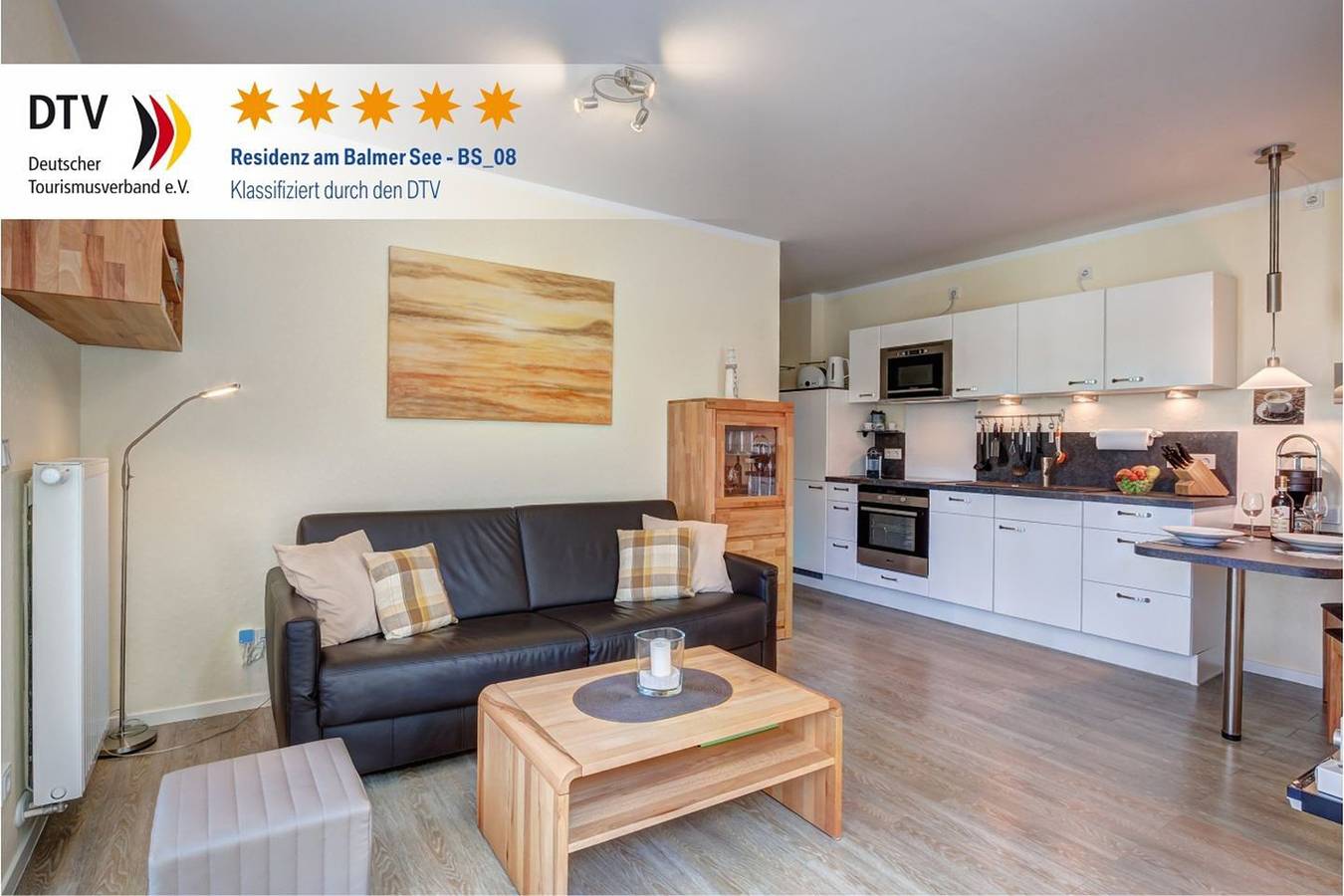 Appartement entier, Herzlich Willkommen in der Residenz am Balmer See Whg. Bs08 in Balm auf Usedom. in Balm, Benz