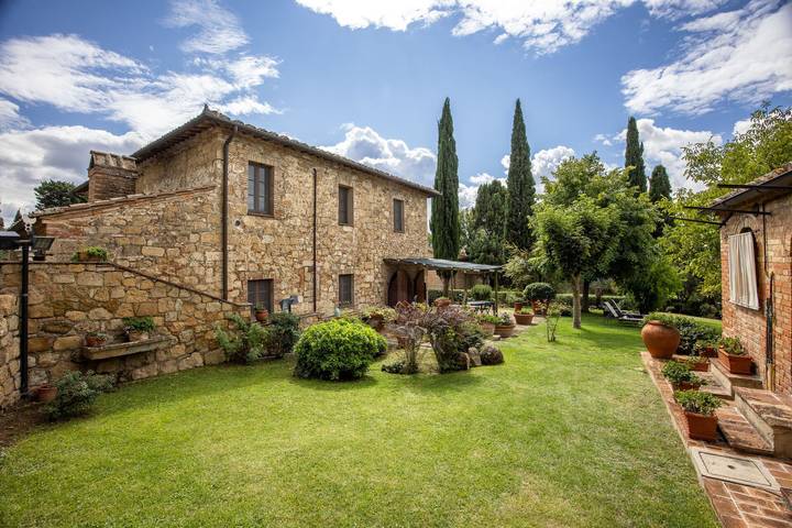 Villa für 8 Personen, mit Garten in Pienza