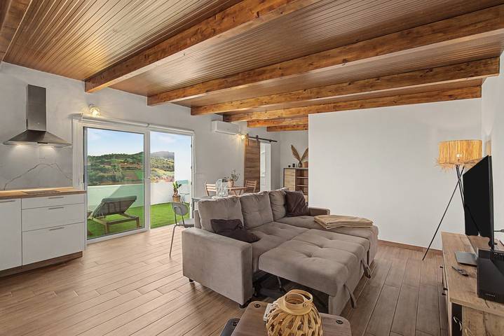 Hel studio-lejlighed, Penthouse with a view in Santa María de Guía de Gran Canaria, Nordlige Gran Canarien
