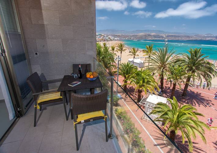 Great balcony over blue sea in Las Palmas de Gran Canaria Centre, Las Palmas de Gran Canaria