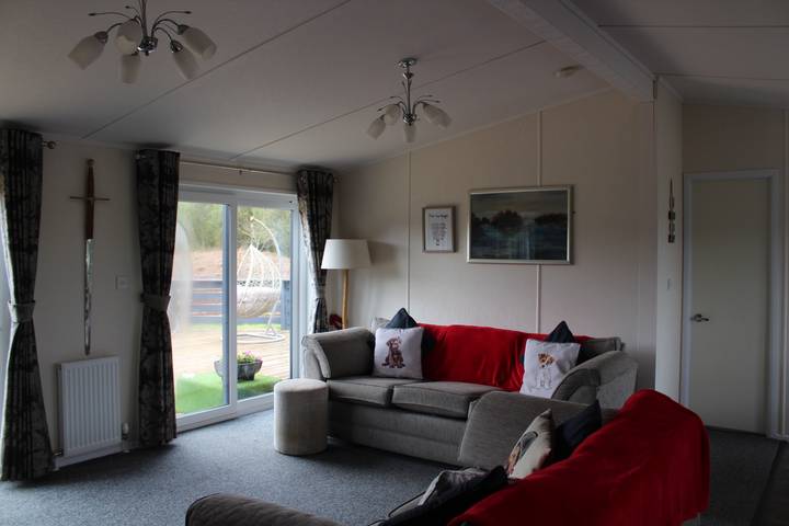 Haggis Lodge at Three Lochs Holiday Park in Dumfries und Galloway