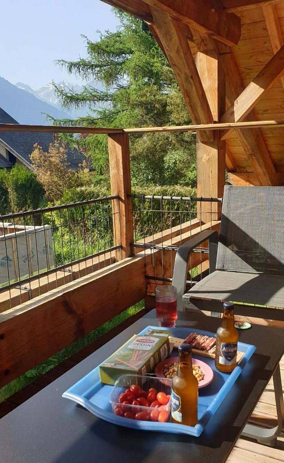 Chalet pour 4 personnes, avec vue et jardin à Le Bourg-d'Oisans