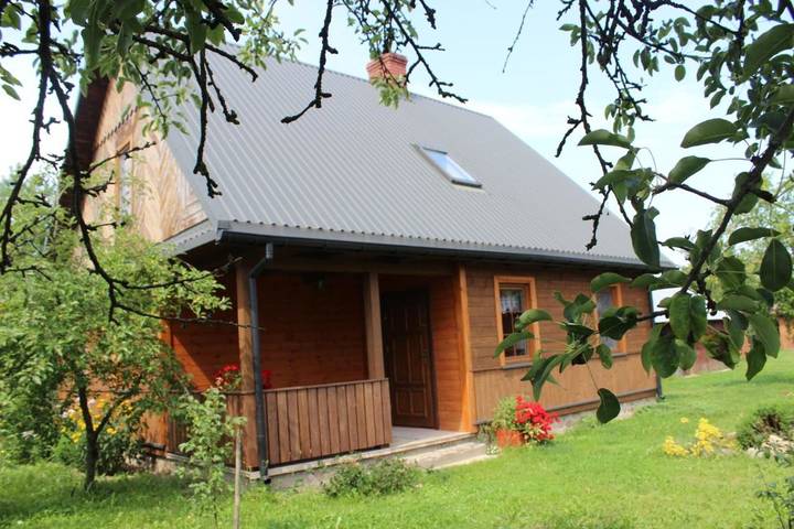 Domek letniskowy dla 2 osób, z Taras i Ogród oraz Sauna i Widok na Podlasie
