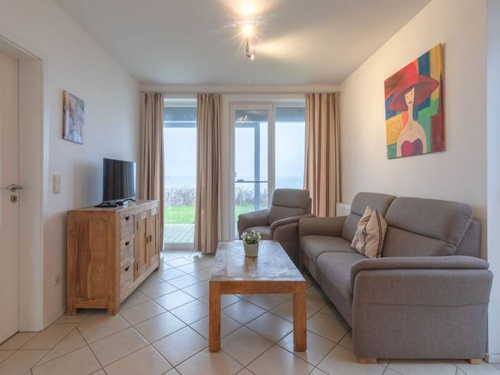 Ferienwohnung für 4 Personen, mit Terrasse und Garten sowie Sauna an der Müritz