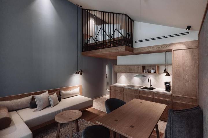 Apartmenthotel für 3 Personen, mit Garten und Ausblick sowie Sauna und Pool, mit Haustier - 1