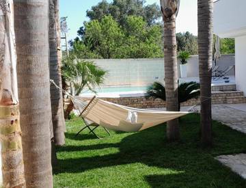 Location de vacances pour 5 personnes, avec piscine ainsi que jardin et vue, animaux acceptés à Francavilla Fontana