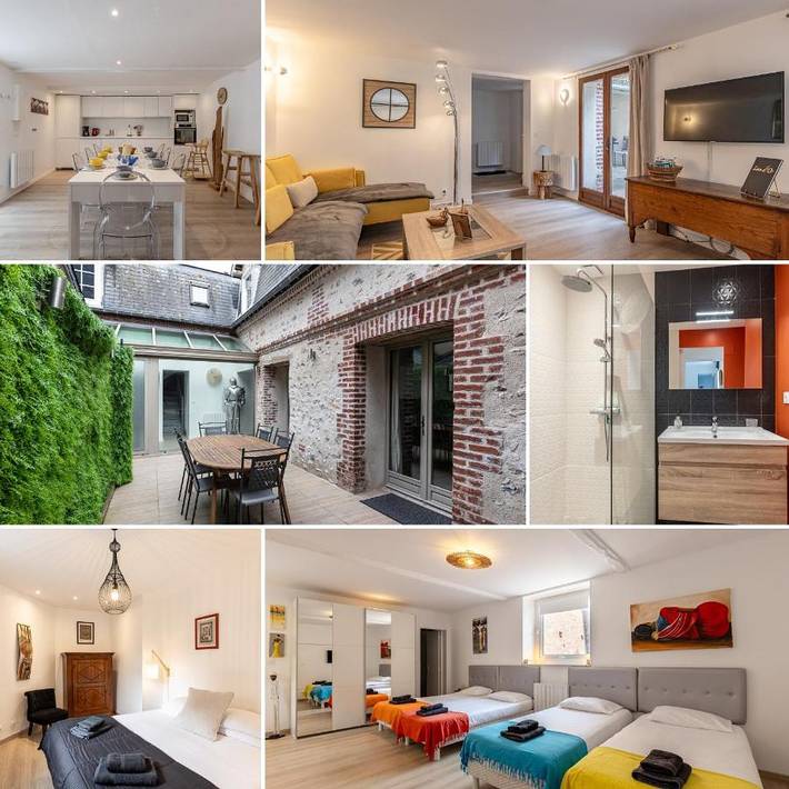 Location de vacances pour 8 personnes, avec terrasse, animaux acceptés à Villerville - 2