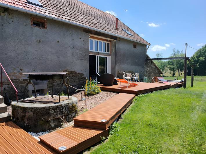 Chambre d’hôtes « Chambre des Délices » avec terrasse privée, Wi-Fi et climatisation in Ars-les-Favets, Puy-de-Dôme