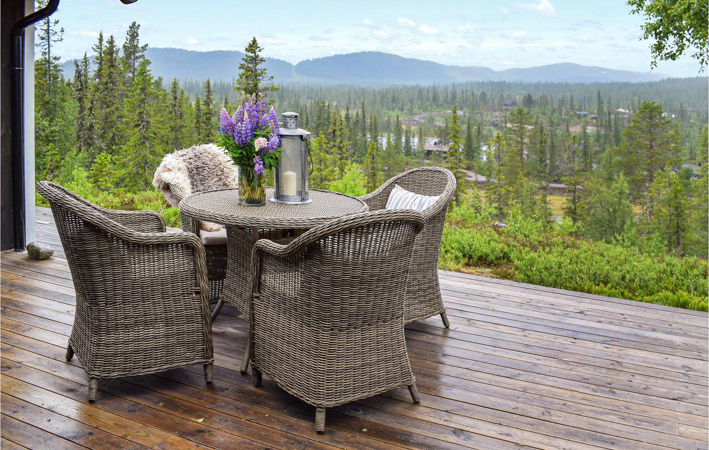 Ferienhaus für 7 Personen mit Terrasse in Hjartdal