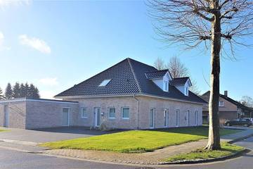 Gîte pour 3 personnes, avec terrasse, animaux acceptés à Rhauderfehn