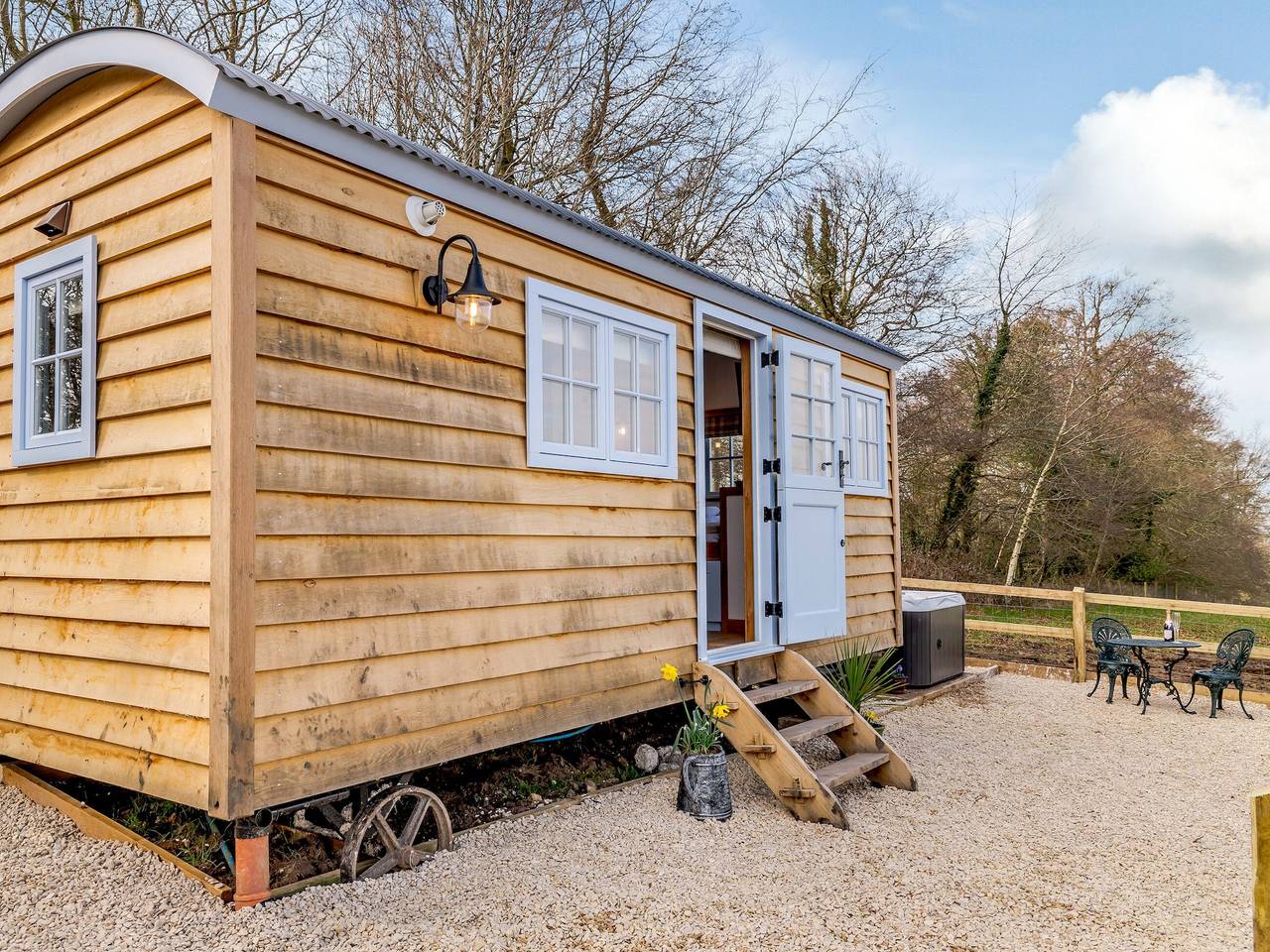 Spire View Hut in Wiltshire