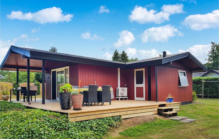 Ferienhaus für 5 Personen, mit Terrasse und Garten sowie Ausblick