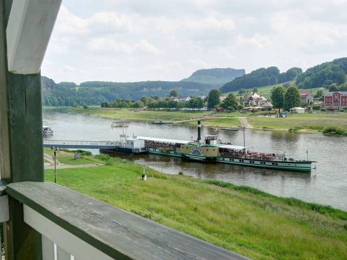 Ferienwohnung für 3 Personen, mit Balkon und Garten sowie Ausblick in Sächsische Schweiz - 2